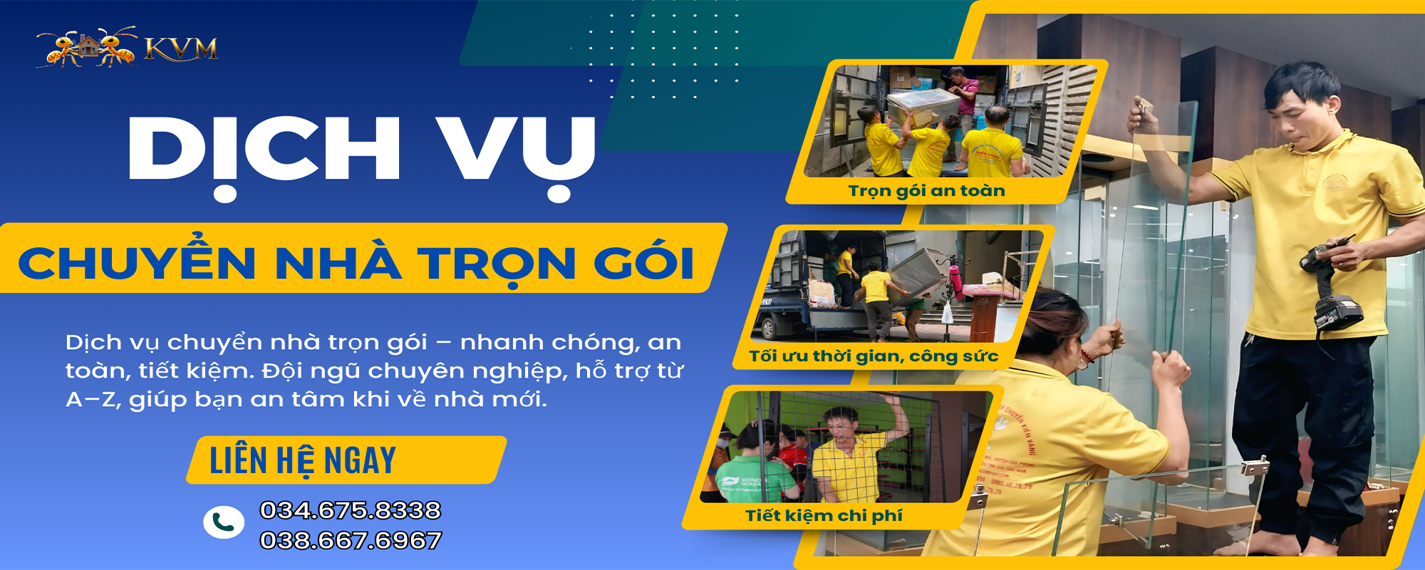 Dịch Vụ Chuyển Nhà Trọn Gói KIến Vàng