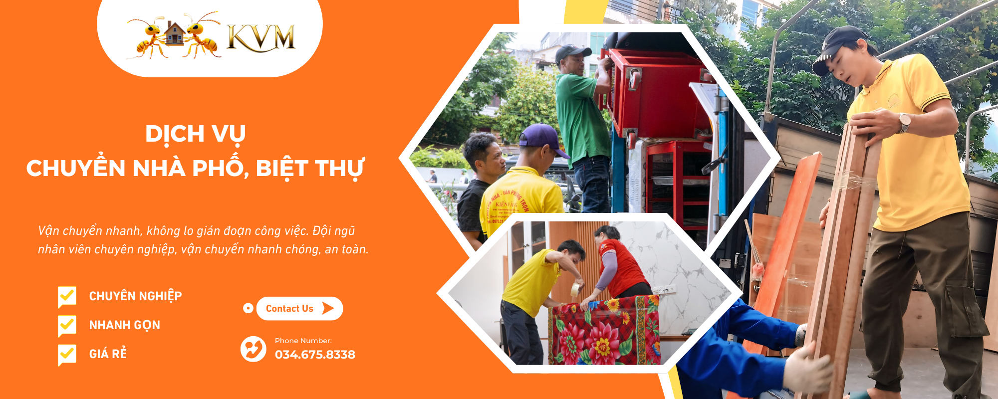 Dịch vụ chuyển nhà phố, biệt thự