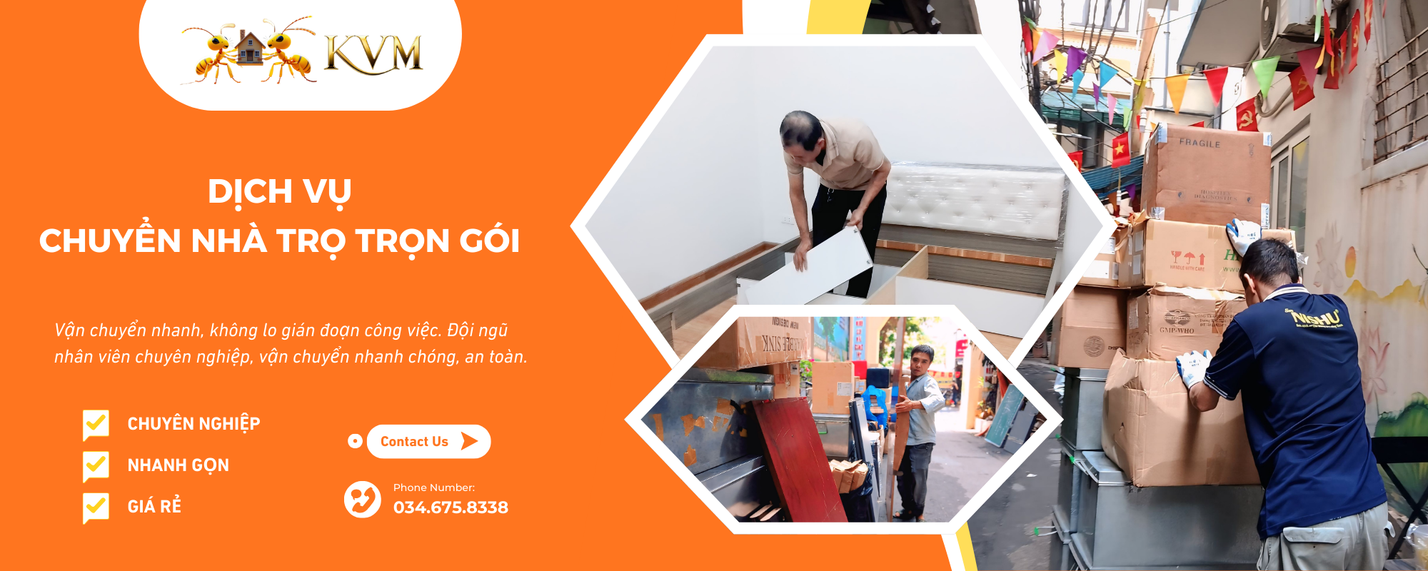 Dịch vụ chuyển nhà trọ trọn gói