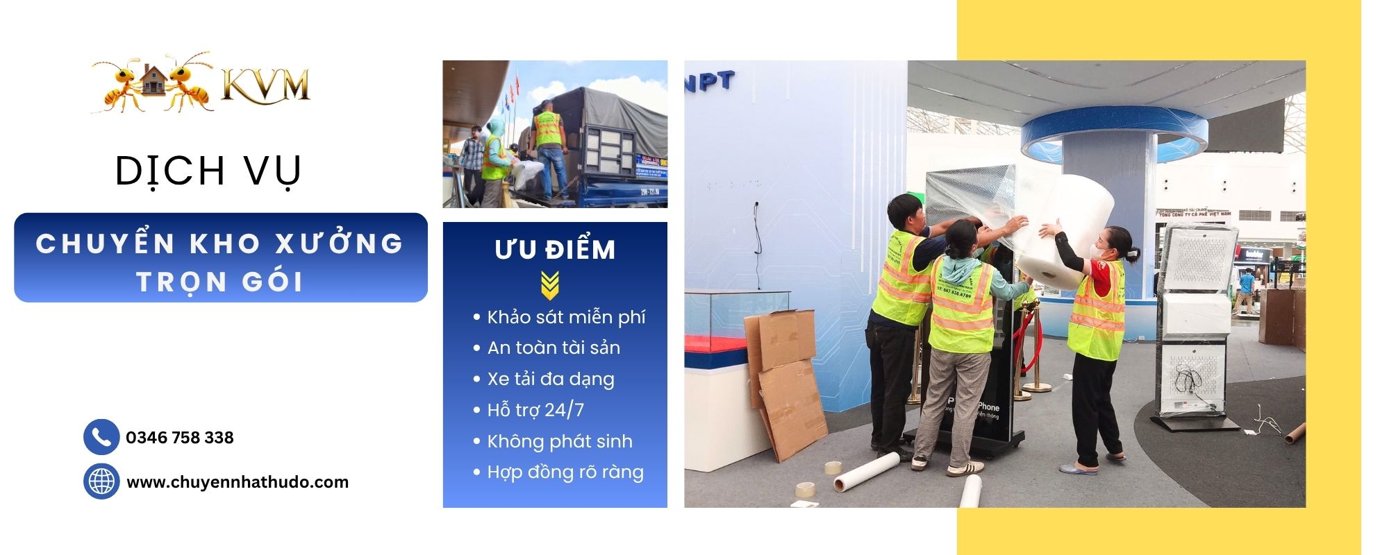 Chuyển kho xưởng trọn gói
